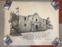 Load image into Gallery viewer, "The Alamo" Art Print by Charles Phillip Vaughn - 1984 (Poster)
