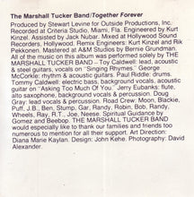 Load image into Gallery viewer, The Marshall Tucker Band : Together Forever (CD, Album, RE, RM)
