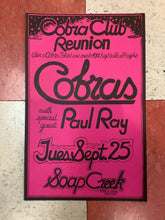 Load image into Gallery viewer, Cobras at Soap Creek Saloon (Poster)
