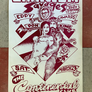 Uranium Savages at The Continental Club - 2002 (Poster)