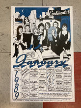 Load image into Gallery viewer, Continental Club January Calendar - 1989 (Poster)
