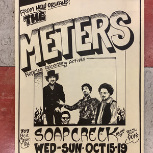 The Meters at Soap Creek Saloon (Poster)