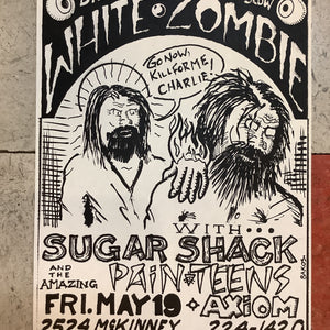 White Zombie, Sugar Shack, & Pain Teens at Axiom (Poster)