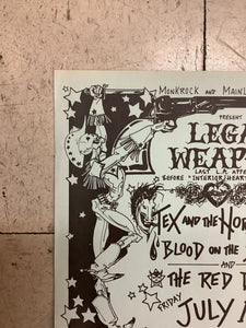 Legal Weapon at The Stardust Ballroom - 1985 (Poster)