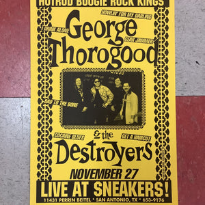 George Thorogood and The Destroyers at Sneakers - 1994 (Poster)