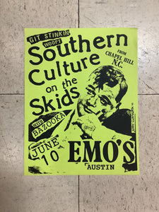 Southern Culture on the Skids and Bazooka at Emo's - 1993 (Poster)