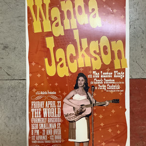 Wanda Jackson at The World (Poster)