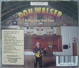 Don Walser : Rolling Stone From Texas (CD, Album)