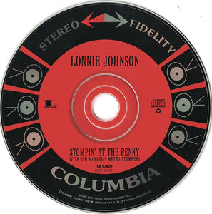 Lonnie Johnson (2) With Jim McHarg's Metro Stompers : Stompin' At The Penny (CD, Album, RE)