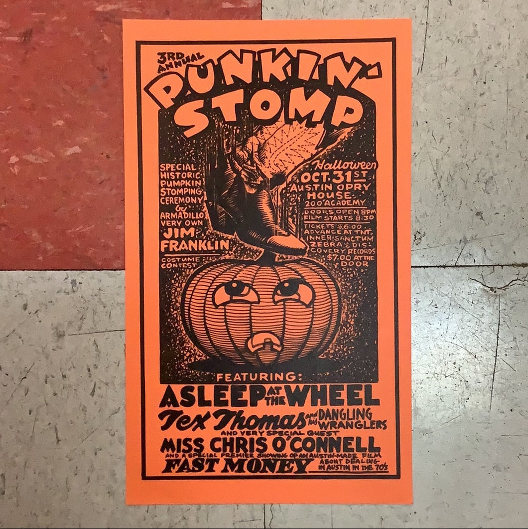 3rd Annual Punkin' Stomp - 1972 (Poster)