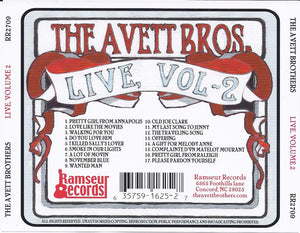 The Avett Brothers : Live, Volume 2 (HDCD, Album, Enh, RP)