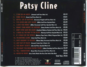 Patsy Cline : I Can See An Angel (CD, Album, Comp)