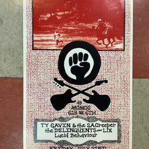 Ty Gavin & the S.A. Creeper at Momos - 2005 (Poster)