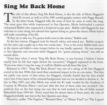 Load image into Gallery viewer, Merle Haggard And The Strangers (5) : Sing Me Back Home (CD, Album, RE)
