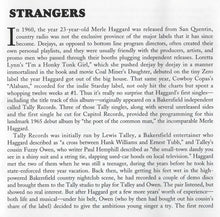Load image into Gallery viewer, Merle Haggard : Strangers (CD, Album, RE)
