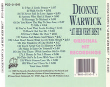 Load image into Gallery viewer, Dionne Warwick : At Her Very Best (CD, Comp)
