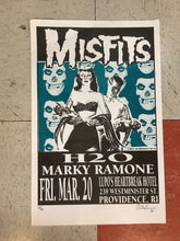 Load image into Gallery viewer, Misfits with H2O and Marky Ramone at Lupo's Heartbreak Hotel - 1998 (Poster)
