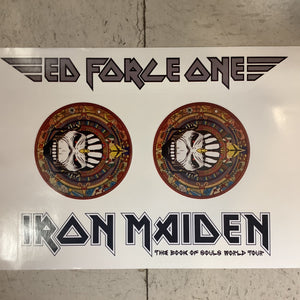 Iron Maiden "Book of Souls World Tour" Sticker Pack