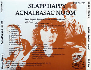 Slapp Happy : Acnalbasac Noom (CD, Album, RE)