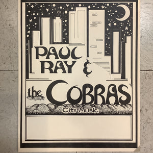 Paul Ray and The Cobras City Music (Poster)