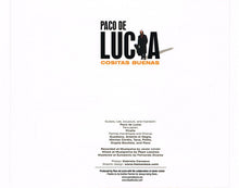 Load image into Gallery viewer, Paco De Lucía : Cositas Buenas (CD, Album)
