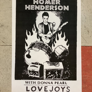 Homer Henderson with Donna Pearl at Lovejoy's (Poster)