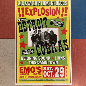 The Detroit Cobras at Emo's - 2005 (Poster)