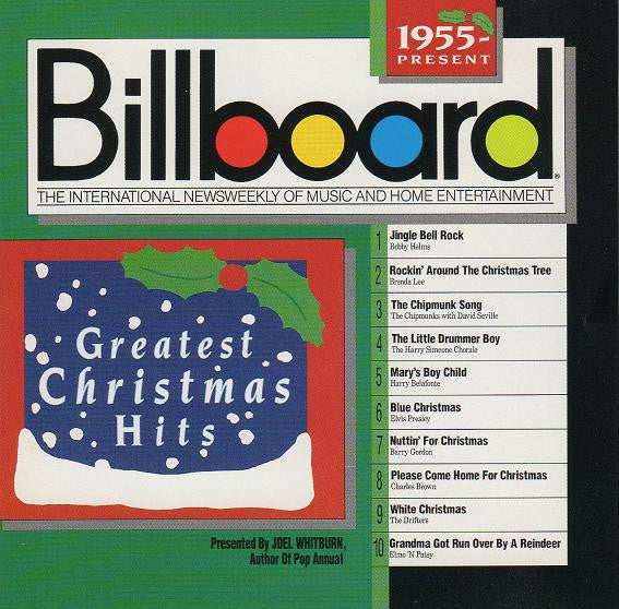 Various : Billboard Greatest Christmas Hits (1955-Present) (CD, Comp, Club, RE)