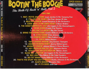 Various : Bootin' The Boogie -- The Birth Of Rock 'N' Roll, Vol. 2 (2xCD, Comp + Box, Sli)