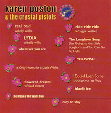 Load image into Gallery viewer, Karen Poston &amp; The Crystal Pistols : Real Bad (CD, Album)
