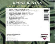 Load image into Gallery viewer, Brook Benton : A Rainy Night In Georgia (CD, Comp)
