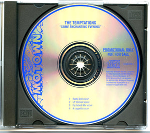 The Temptations : Some Enchanted Evening (CD, Single, Promo)