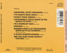 Load image into Gallery viewer, Waylon Jennings : Greatest Hits (CD, Comp)
