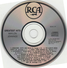 Load image into Gallery viewer, Waylon Jennings : Greatest Hits (CD, Comp)
