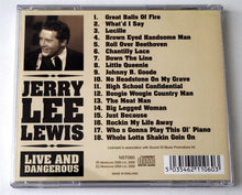 Load image into Gallery viewer, Jerry Lee Lewis : Live And Dangerous (CD, Album)
