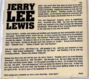 Buy Jerry Lee Lewis : Live And Dangerous (CD) Online for a great