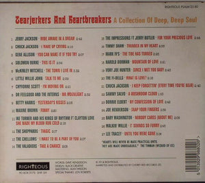 Various : Tearjerkers And Heartbreakers A Collection Of Deep Deep Soul (CD, Comp)