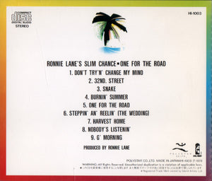 Ronnie Lane's Slim Chance* : One For The Road (CD, Album)