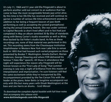Load image into Gallery viewer, Ella Fitzgerald : Live At Chautauqua, Volume 1 (CD, Album, Dig)

