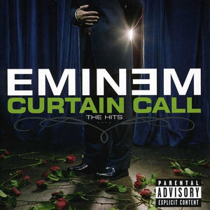 the album cover for Eminem - Curtain Call: The Hits