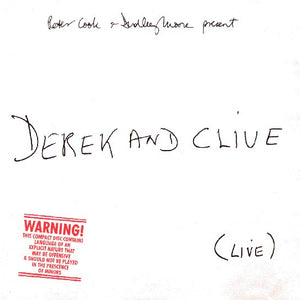 Peter Cook & Dudley Moore Present Derek And Clive* : (Live) (CD, Album)