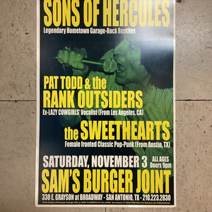 Sons of Hercules at Sam's Burger Joint - 2007 (Poster)
