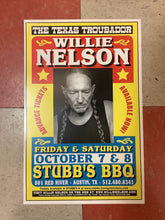 Load image into Gallery viewer, Willie Nelson at Stubb&#39;s BBQ - 2005 (Poster)
