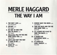 Load image into Gallery viewer, Merle Haggard : The Way I Am (CD, Album)
