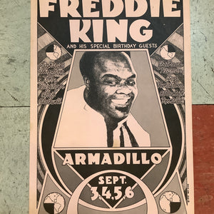 Freddie King at Armadillo World Headquarters - 1975 (Poster)