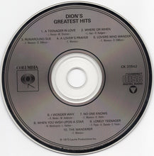 Load image into Gallery viewer, Dion (3) : Dion's Greatest Hits (CD, Comp)

