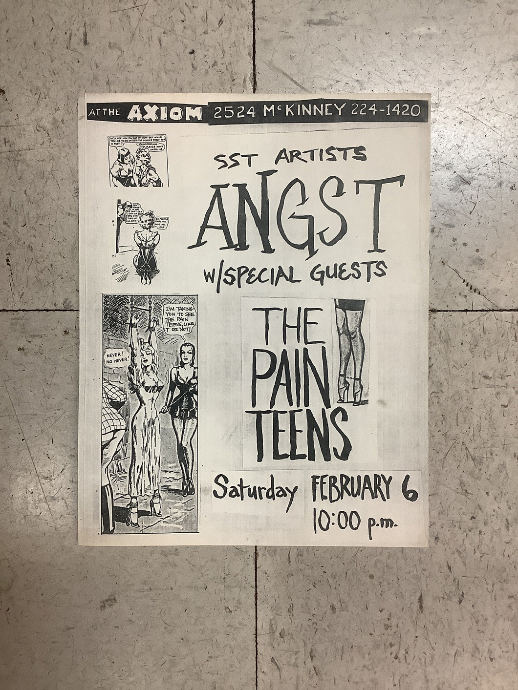 Angst with Pain Teens at Axiom (Poster)