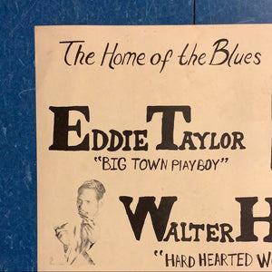 Eddie Taylor, Walter Horton, and Hubert Sumlin at Antone's - 1976 (Poster)