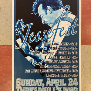 Jesse "Guitar" Taylor Benefit Show at Threadgill's - 2005 (Poster)
