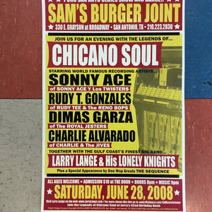Legends of Chicano Soul at Sam's Burger Joint - 2008 (Poster)